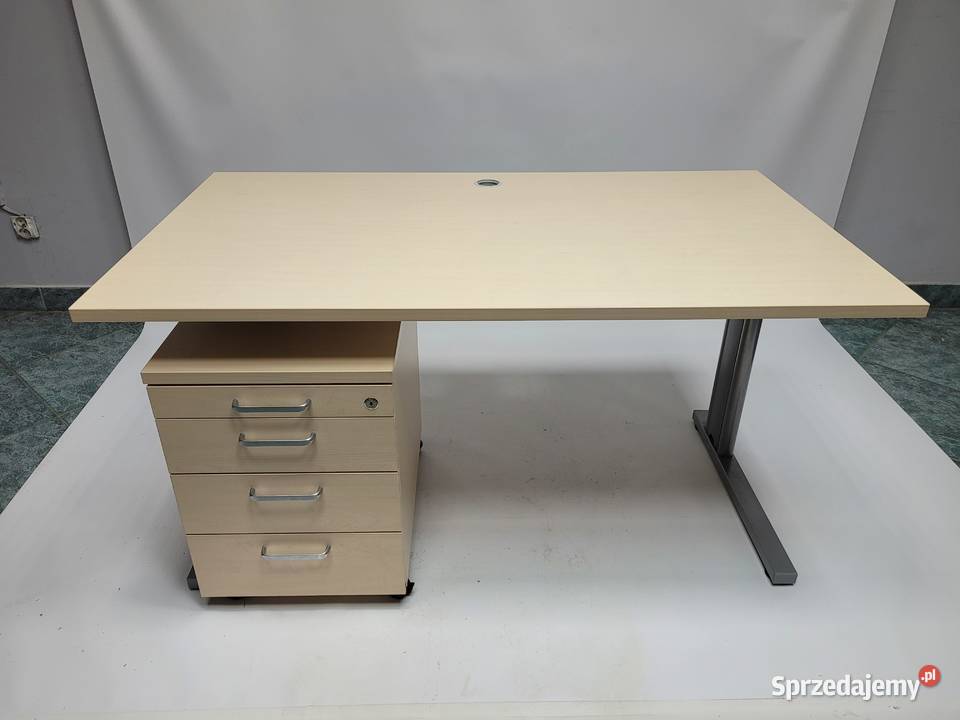Zestaw mebli Maro brzoza polarna biurko 140x80 Poznań