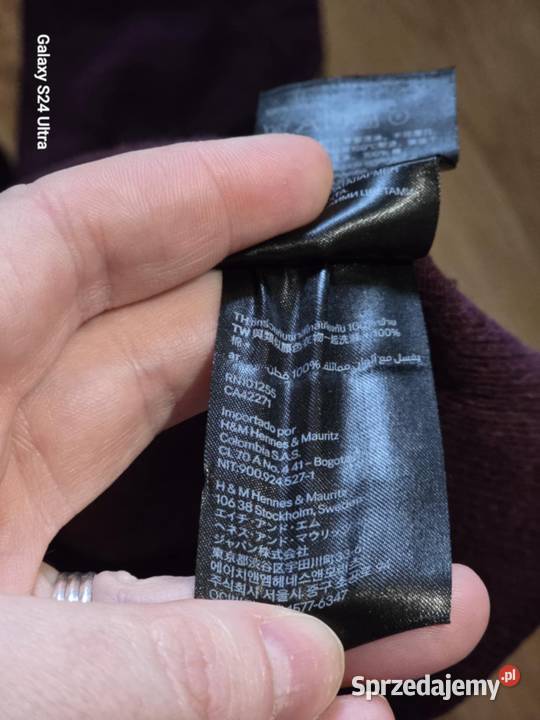 Sweter męski idealny do koszuli z krawatem size sprzedam