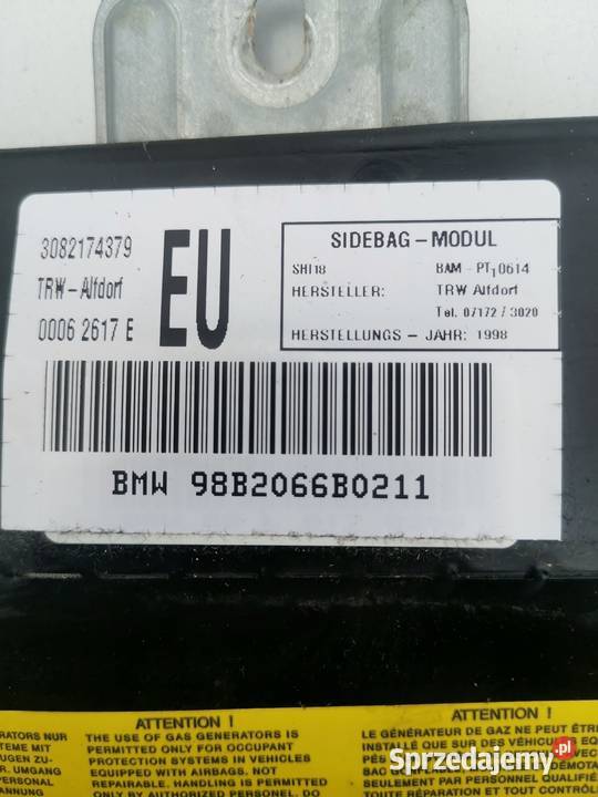 Poduszka powietrzna drzwi kierowcy bmw e46 Czerwionka-Leszczyny