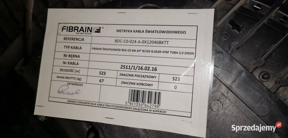 Światłowody wyprzedaż kujawsko-pomorskie Bydgoszcz