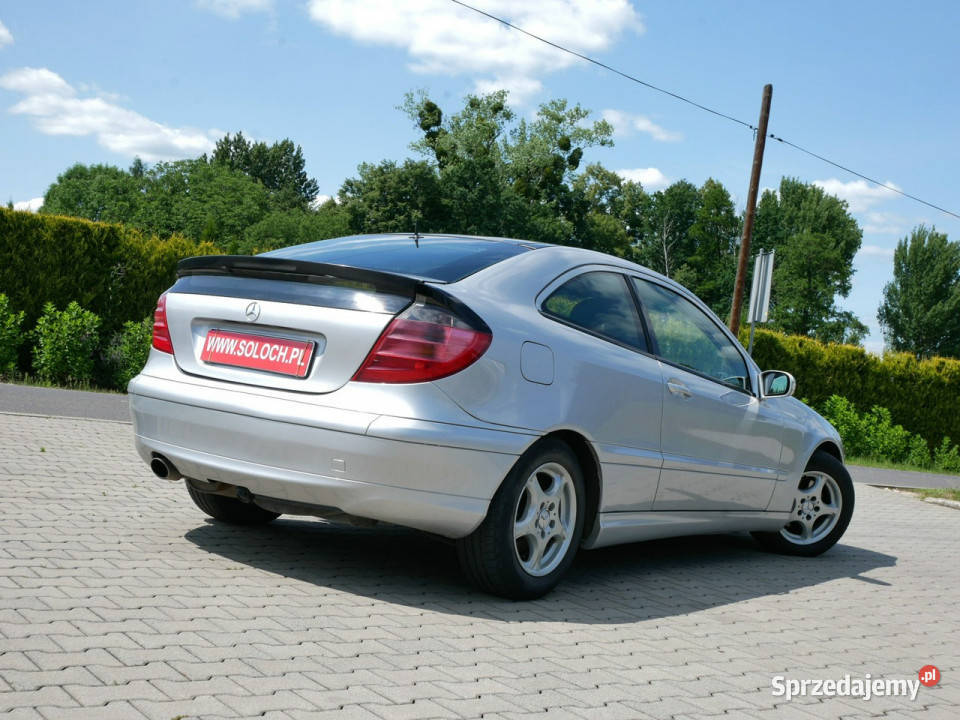 Mercedes C 180 18 129 Coupe Panorama Bogata ASR (kontrola trakcji) Goczałkowice-Zdrój