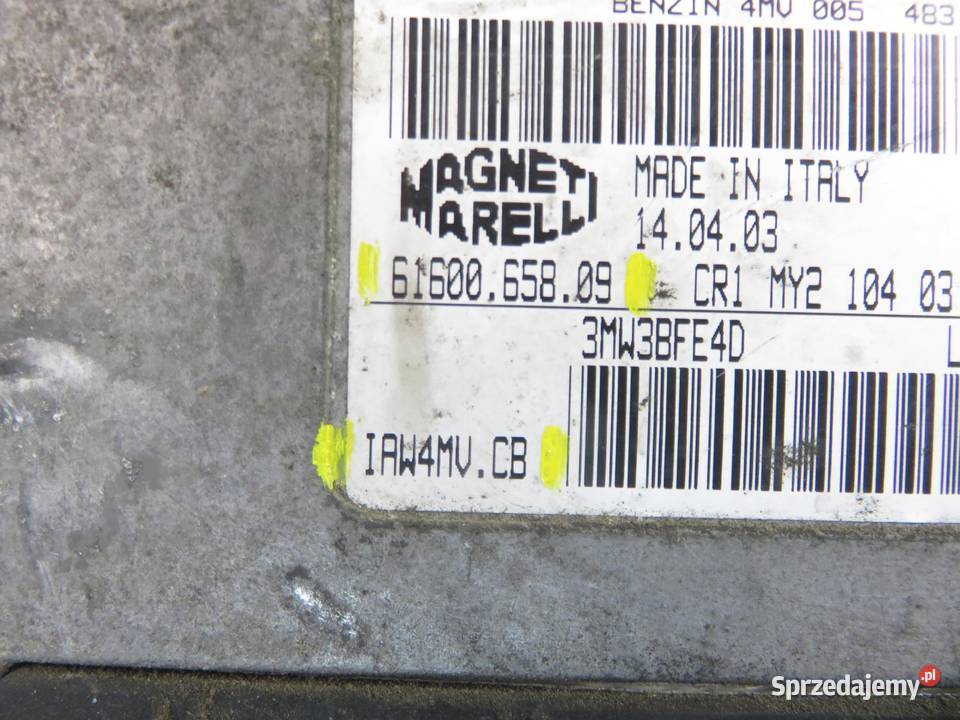 STEROWNIK SKODA FABIA I 14 16V BBY 036906034CB sprzedam