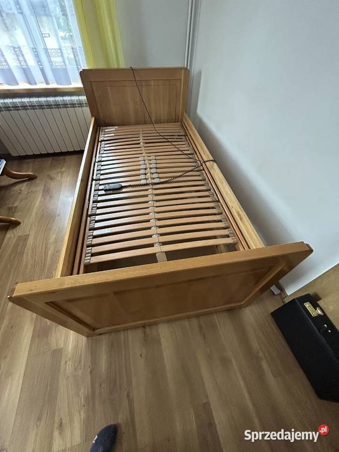 Łóżko z litego drzewa dębowego dł 200100 szer Będzin