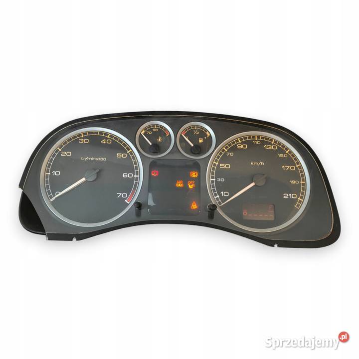 LICZNIK ZEGARY P9645768480 Peugeot 307 16 20 16V lubelskie Chełm