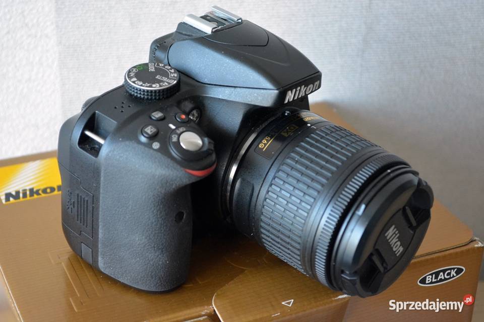 Nikon D3500 i obiektyw 1855mm z VR śląskie sprzedam