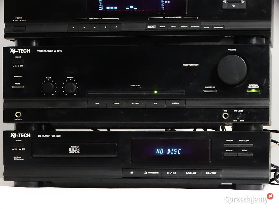 Zestaw audio X4TECH Tuner Equalizer Wzmacniacz Wieże i miniwieże Biłgoraj
