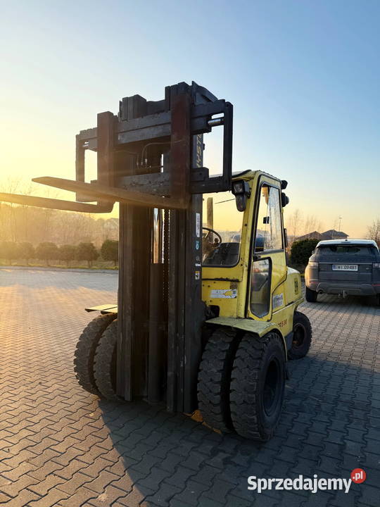 wózek widłowy HYSTER H500XM Triplex 57m 5000 gaz Działoszyn sprzedam