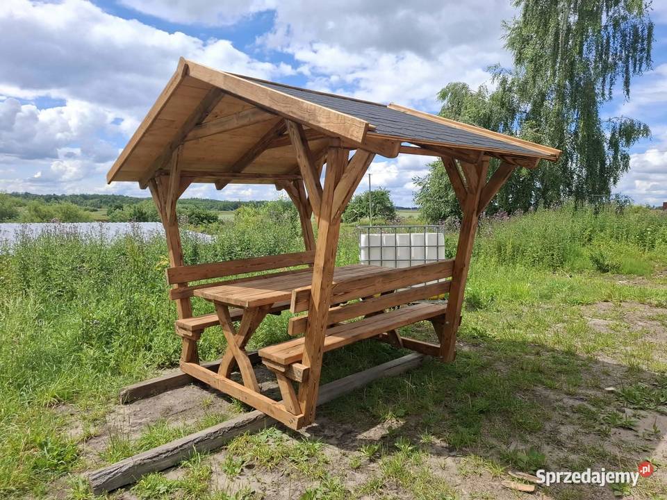meble ogrodowe komplet z zadaszeniem sprzedam