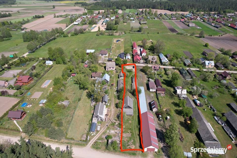 Działka budowlana 1880 m2 Soce gmina Narew
