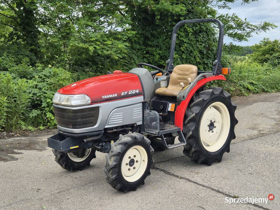Traktorek traktor YANMAR EF224D 24 44 Wspomaganie kierownicy Małuszyn sprzedam