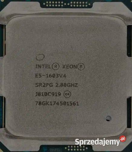 NTEL XEON E51603 v4 28GHz Socket LGA201120113 Łódź
