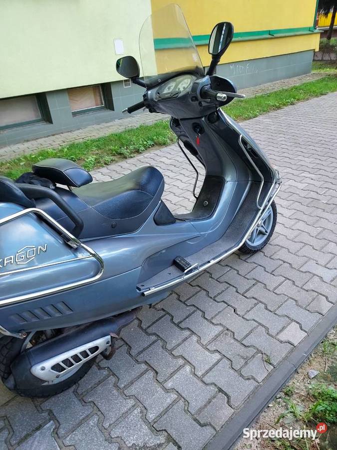 skuter piaggio hexagon 49605km Łęczna