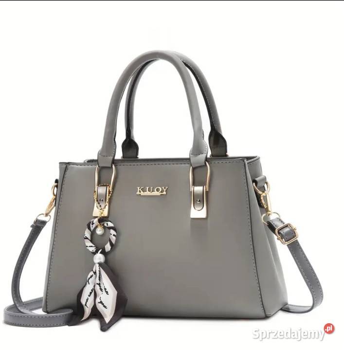 Elegancka Czarna Torebka zielony Warszawa sprzedam