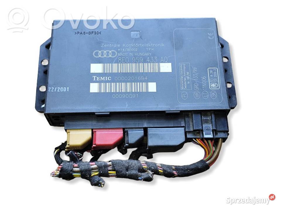 Audi A4 S4 B6 STEROWNIK MODUŁ KOMFORTU