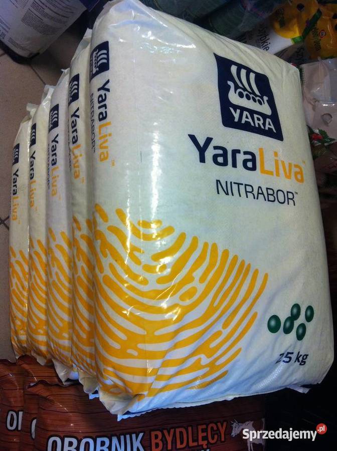 Yara Liva Nitrabor 25 Saletra wapniowa z borem lubelskie Lubartów