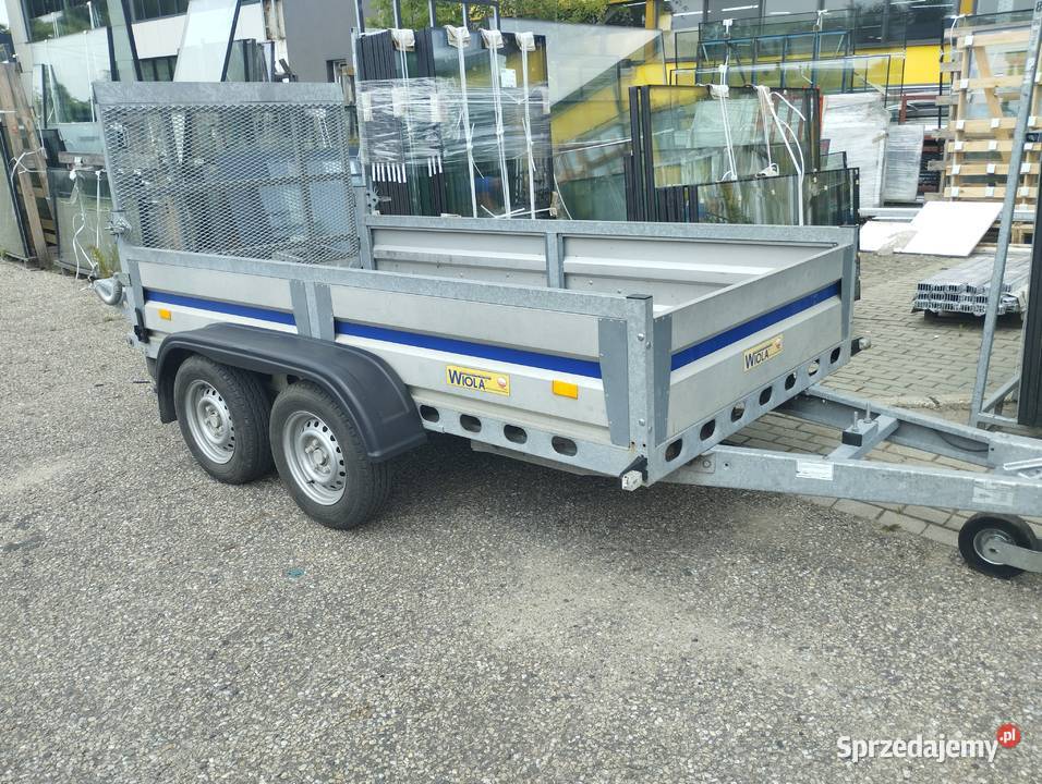 Przyczepa dwuosiowa z najazdem 2021 Faktura Lawety Rybnik
