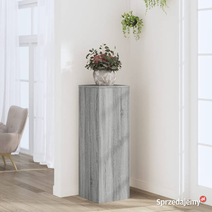 Stojak na rośliny szary dąb sonoma 33x33x100 mazowieckie Warszawa