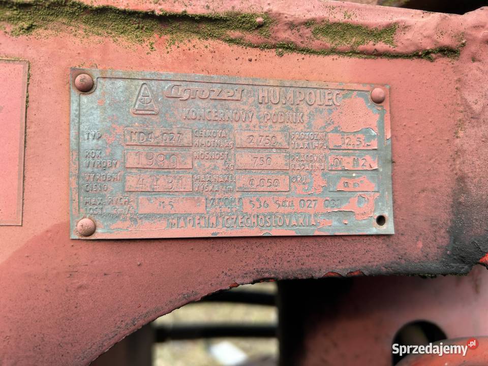 Czeski Ładowacz UNHZ 750 Bolesławiec sprzedam