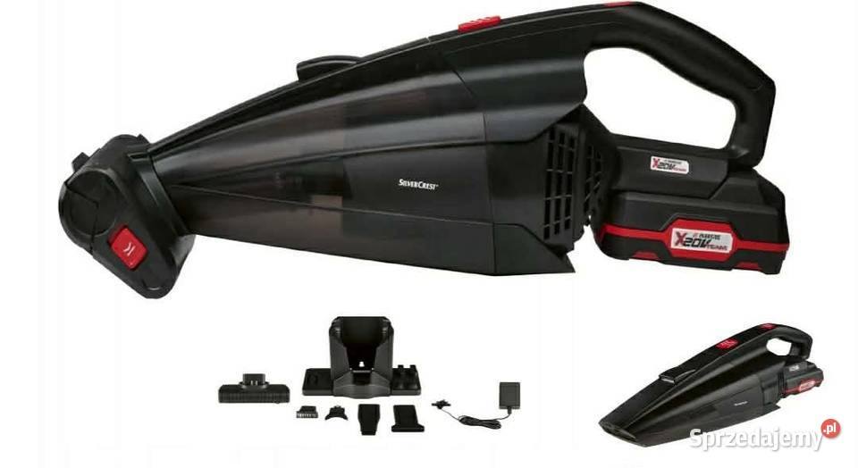 Odkurzacz ręczny SilverCrest SHSA 20Li B1 czarny Golub-Dobrzyń