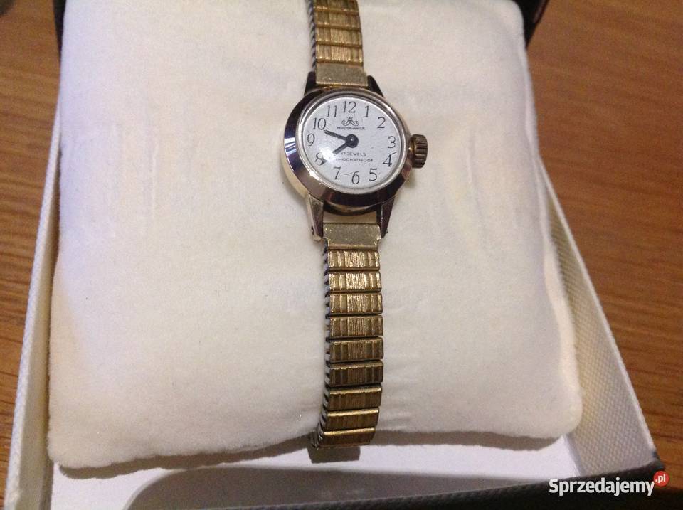 Stary Zegarek Pozłacany Damski MEISTER ANKER 17 Nowa Sól