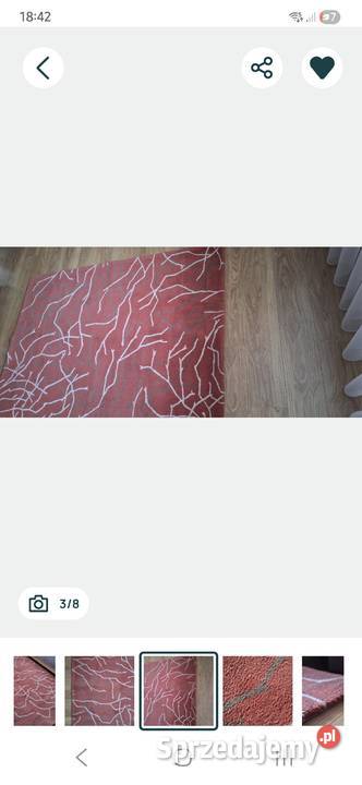 Dywan Ikea terakota 138x197 Dom i Ogród Gdańsk