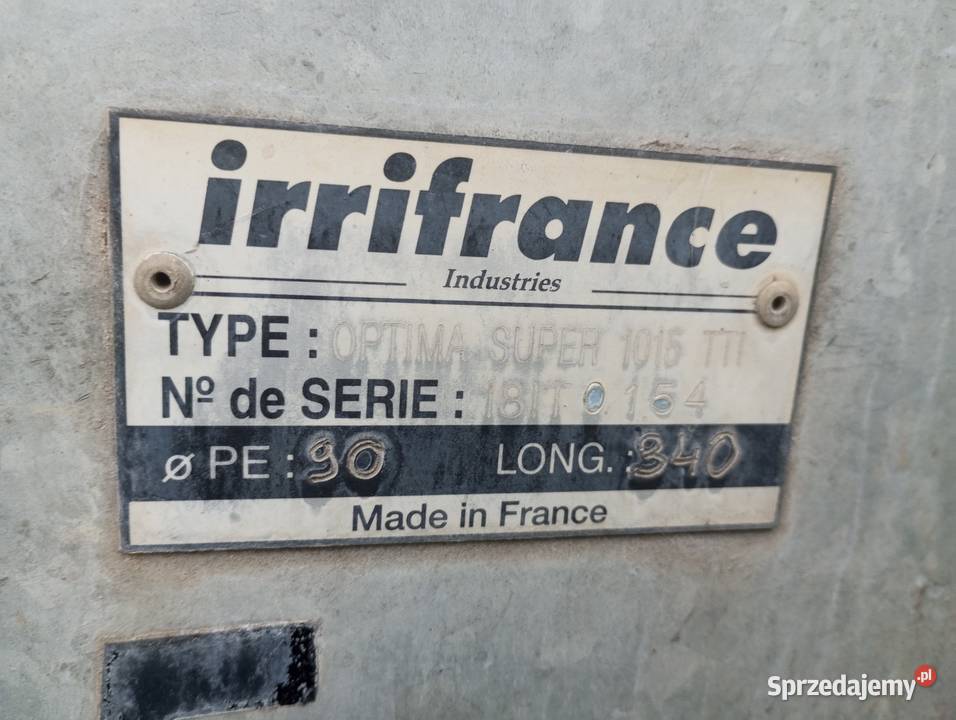 Deszczownia Bauer irrifrance Buk