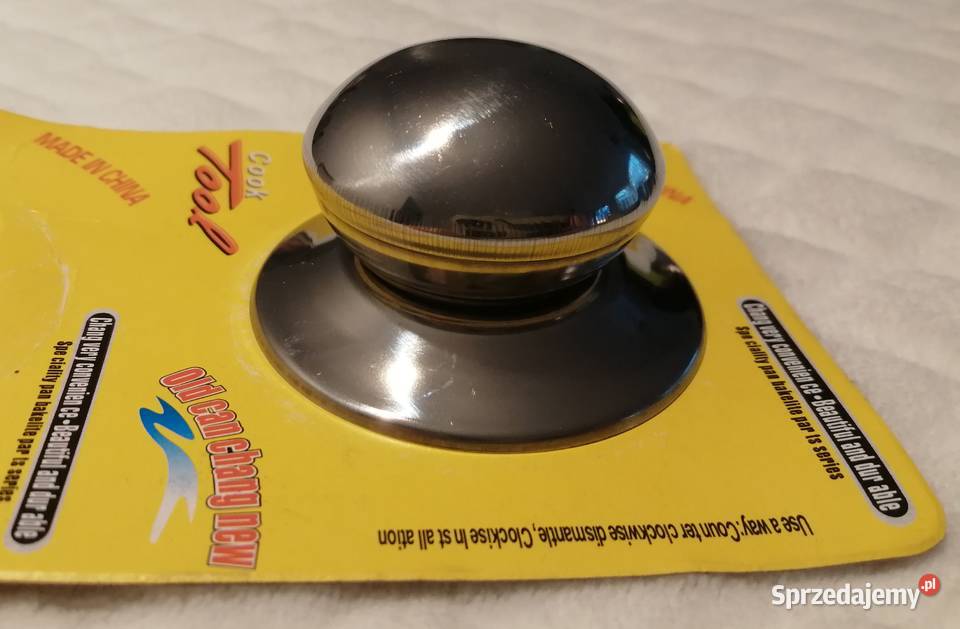 Gałka pokrywki garnka uchwyt metalowy 3 Czeladź