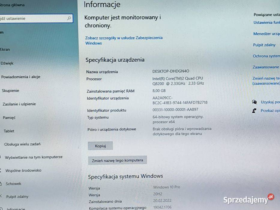 OKAZJA komp GTAV INTEL QUAD 4x2338GB ram500GBAMD Przygodziczki sprzedam