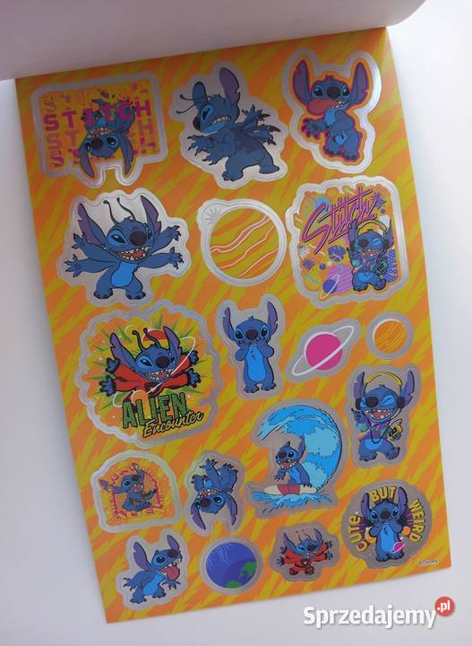 Naklejki Stitch 105 sztuk sprzedam