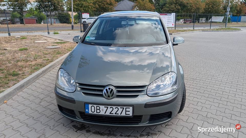 VW Golf V 19 TDI BKC 2004 OC i przegląd ważne nieuszkodzony opolskie Brzeg