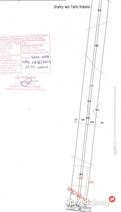 Działka budowlana Tarło Kolonia sprzedam