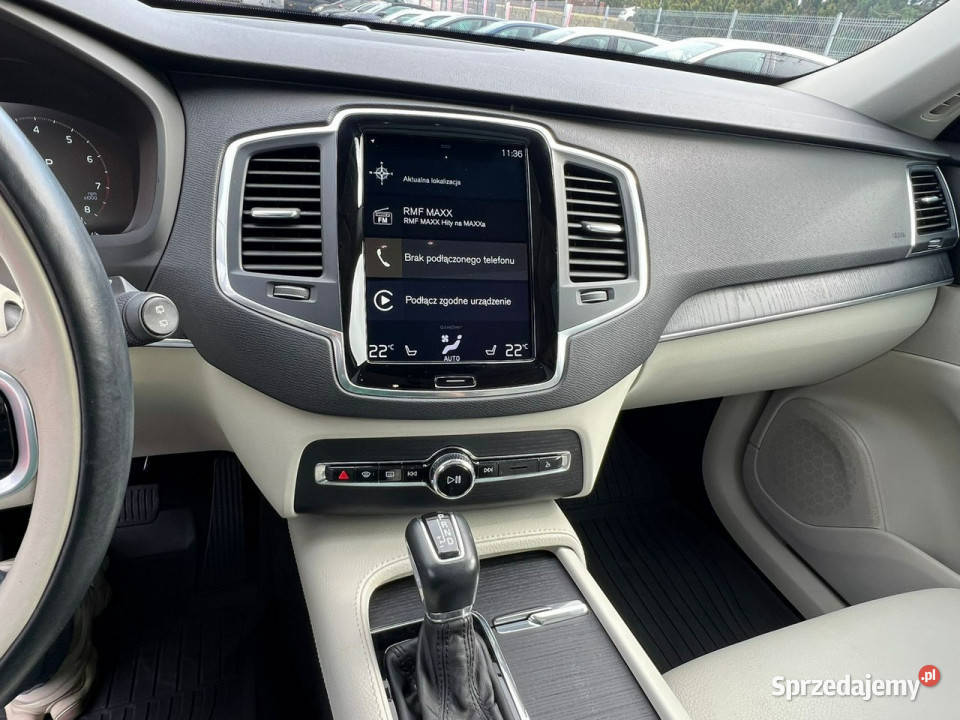 Volvo XC 90 T6 AWD 6 osobowy Zarejestrowany asystent pasa ruchu Baranowo