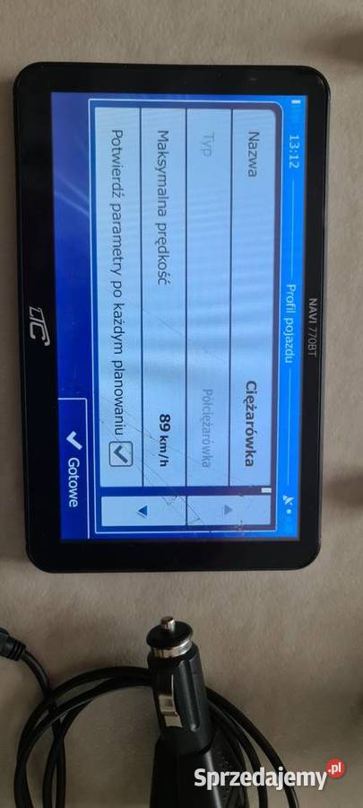 Nawigacja GPS samochodowa do ciężarówek Tir Navi Swadzim