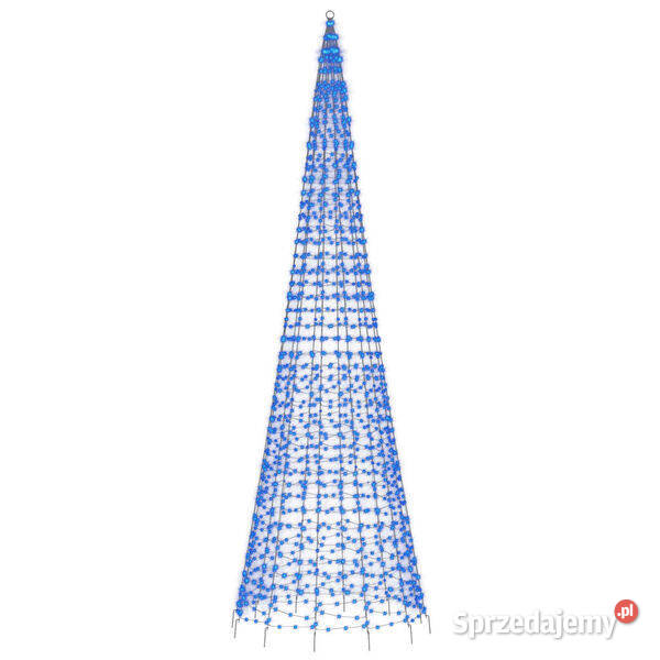 vidaXL Choinka LED na maszcie 1534 diody LED Warszawa