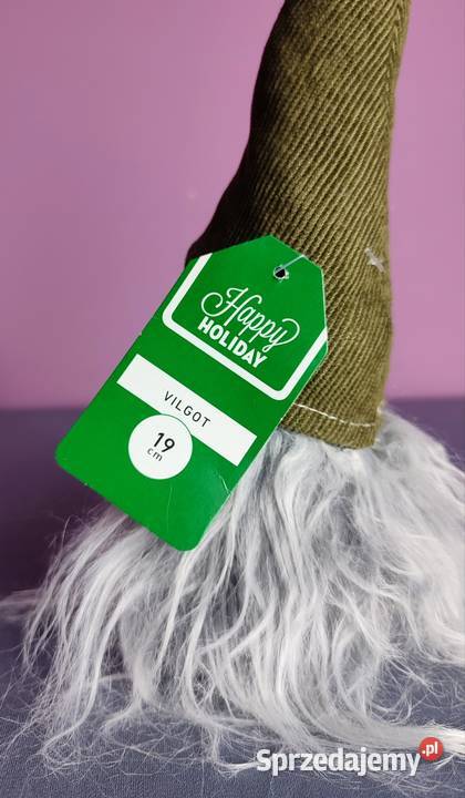 Skrzat świąteczny Krasnal Gnom Mikołaj ozdoba na małopolskie Jasień sprzedam