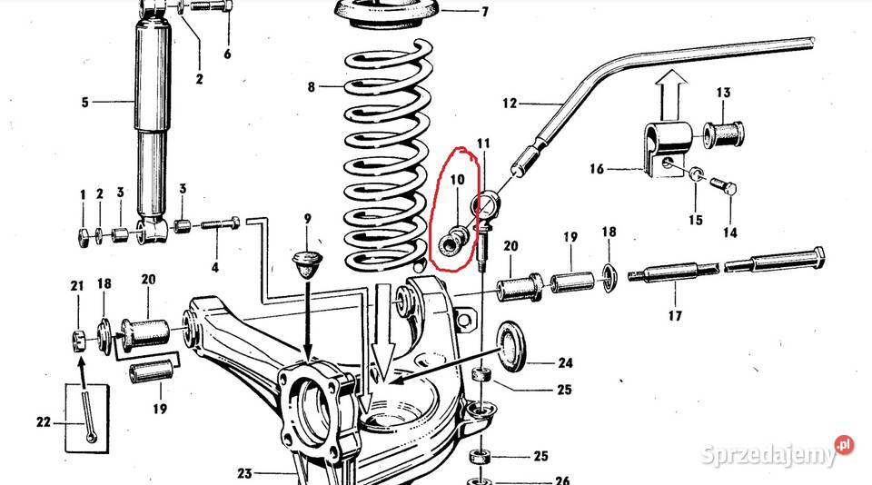 Wartburg 353 13 Nowe tulejki gumowe tylnego mazowieckie