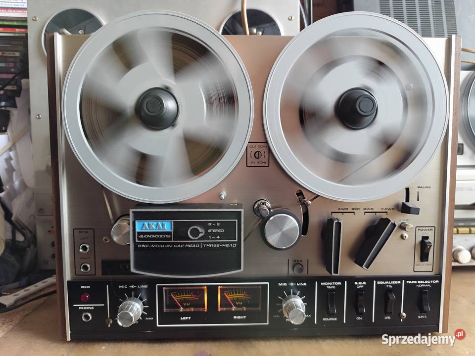 deck szpulowy Akai 4000DS nowy Stargard sprzedam