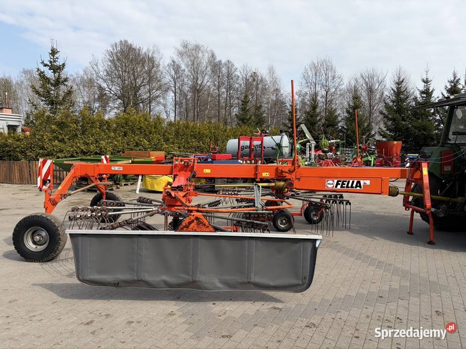 Zgrabiarka 2 karuzelowa Fella TS 1401 do boku Fella Myszyniec