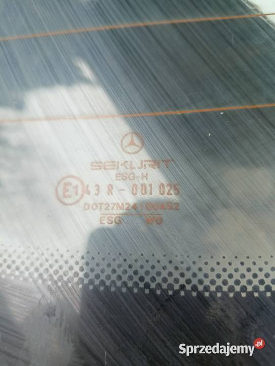 Mercedes W124 szyba tylna sedan podgrzewana 124 Karoseria świętokrzyskie Skarżysko-Kamienna sprzedam