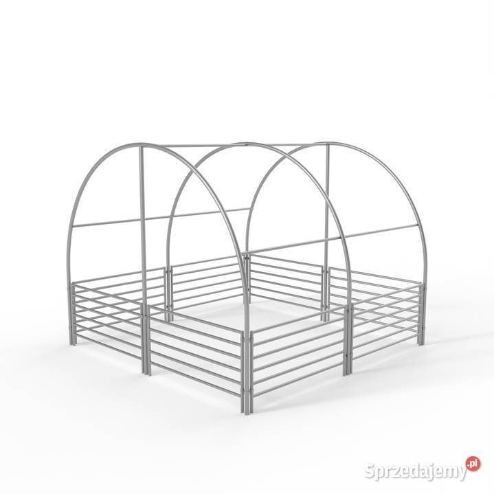 Zagroda zwierząt 4x4m PVC 750gm2
