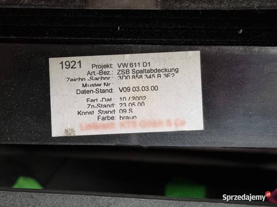 DESKA KOKPIT VOLKSWAGEN PHAETON Lipno