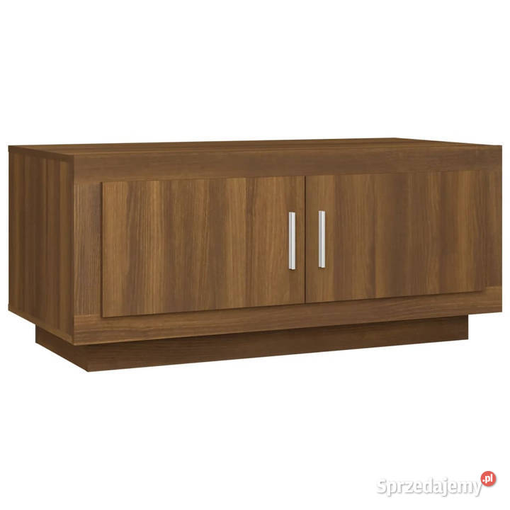 Stolik kawowy brązowy dąb 102x50x45 materiał Warszawa sprzedam
