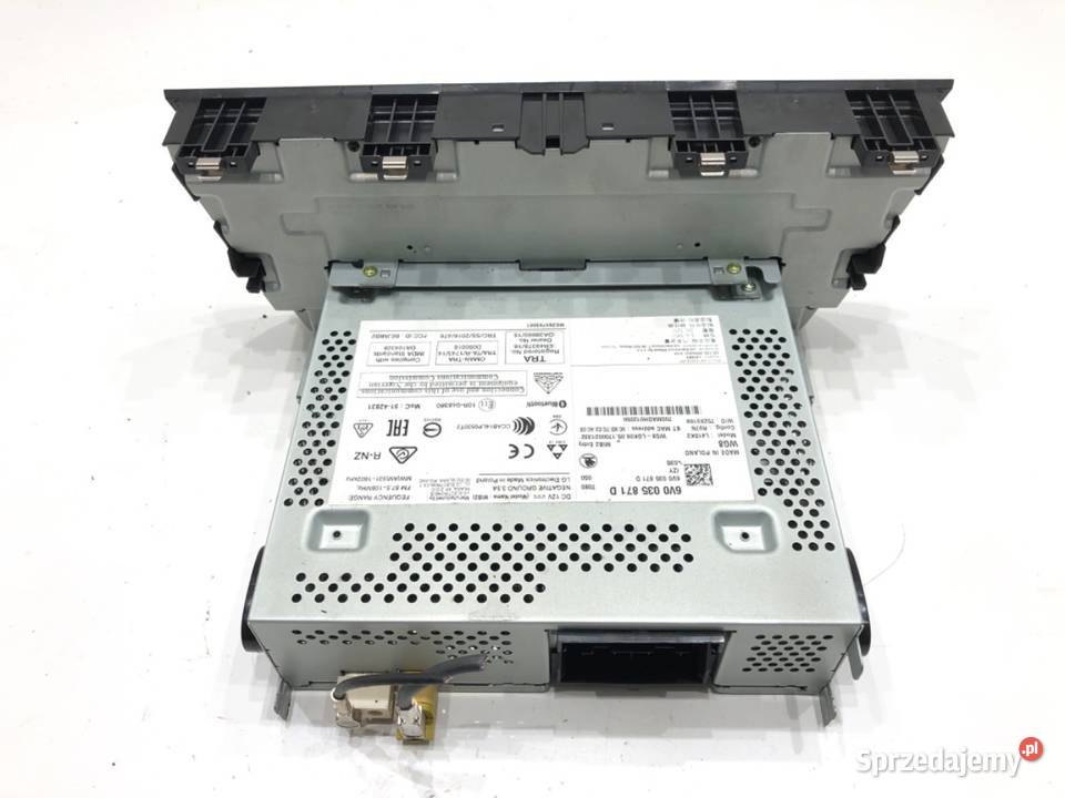 RADIO SKODA FABIA III 6V0035871D ODTWARZACZ