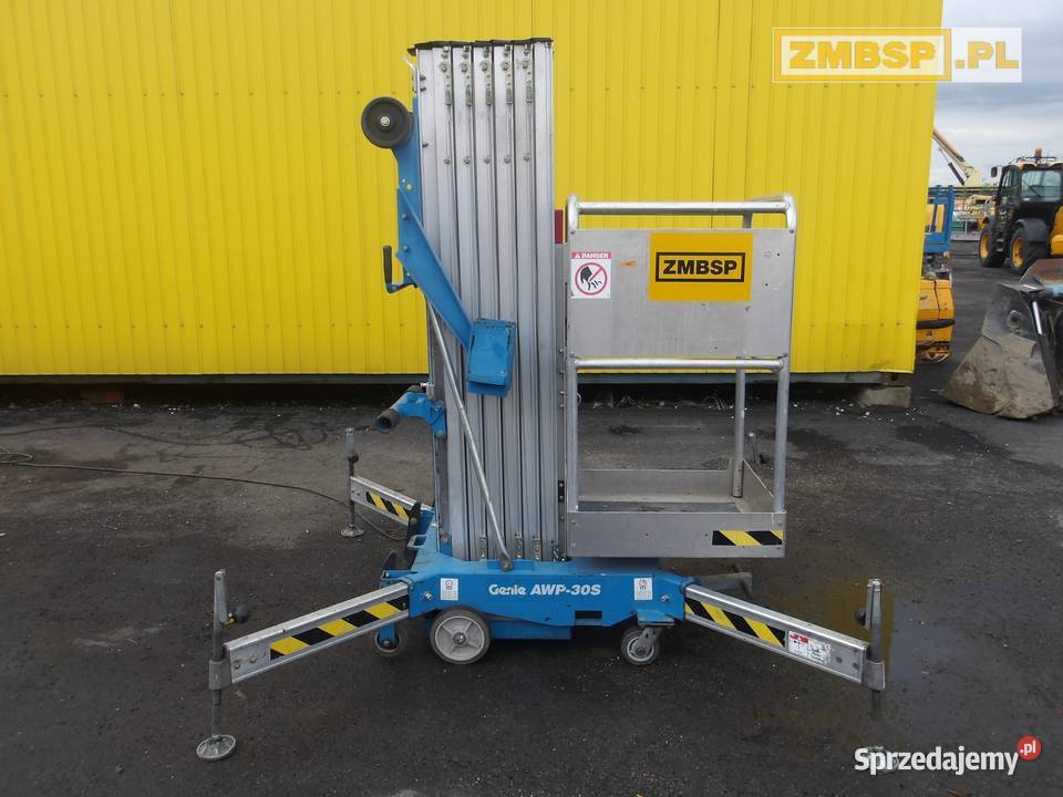 Podnośnik koszowy masztowy GENIE AWP30S 230 V AC sprzedam