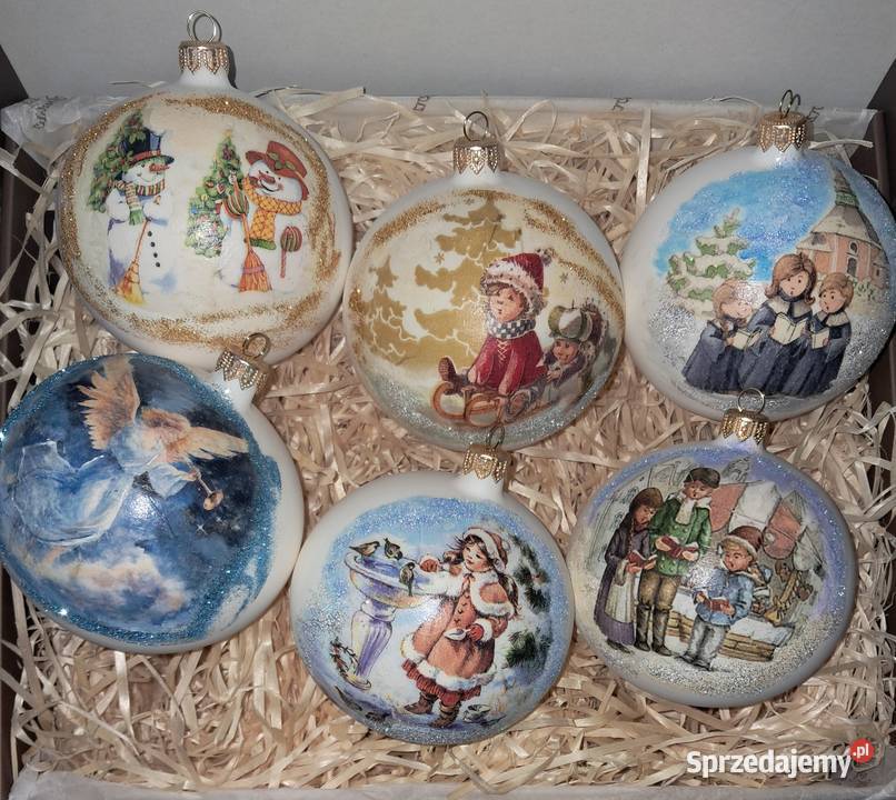 Bombki choinkowe szklane Krosno
