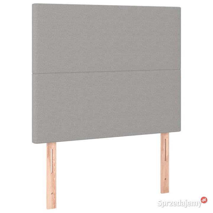Zagłówek do łóżka z LED jasnoszary 90x5x118128 sprzedam