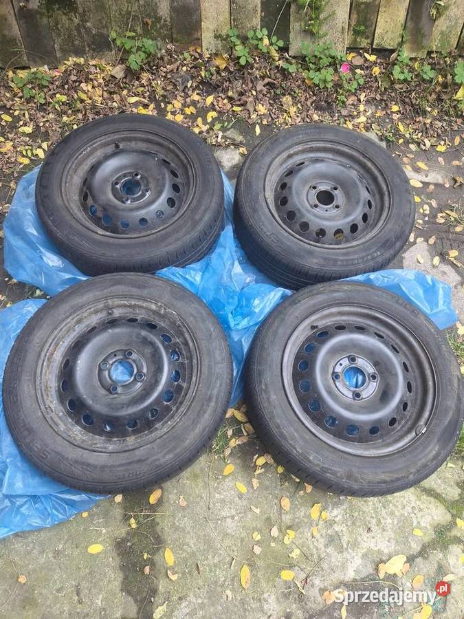 Sprzedam 4 koła stalowe z oponami 18560 R15 Koła dojazdowe Bytom
