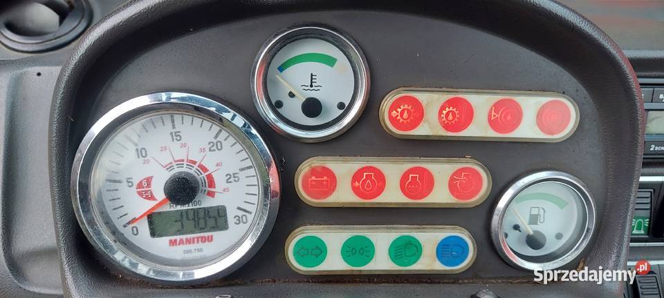 Manitou jcb nowe opony klimatyzacja wersja agri Wręczyca Wielka