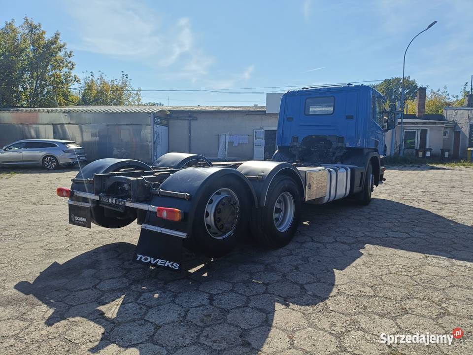 SCANIA P400 6x2 RAMA DO ZABUDOWY POD BECZKĘ niebieski Częstochowa