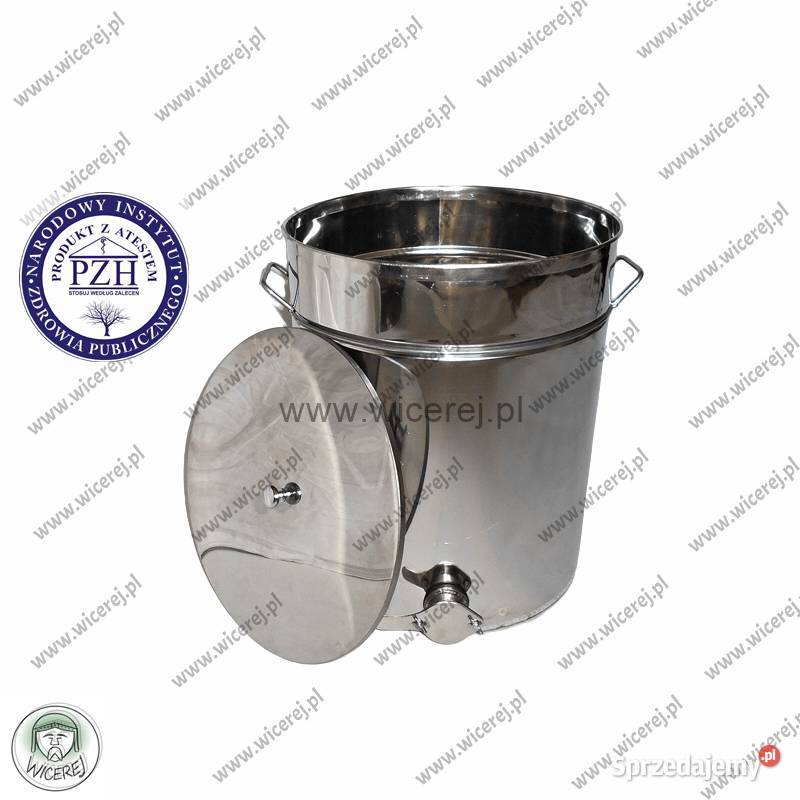 Odstojnik do Miodu Nierdzewny 55L z Pokrywą Jaśliska